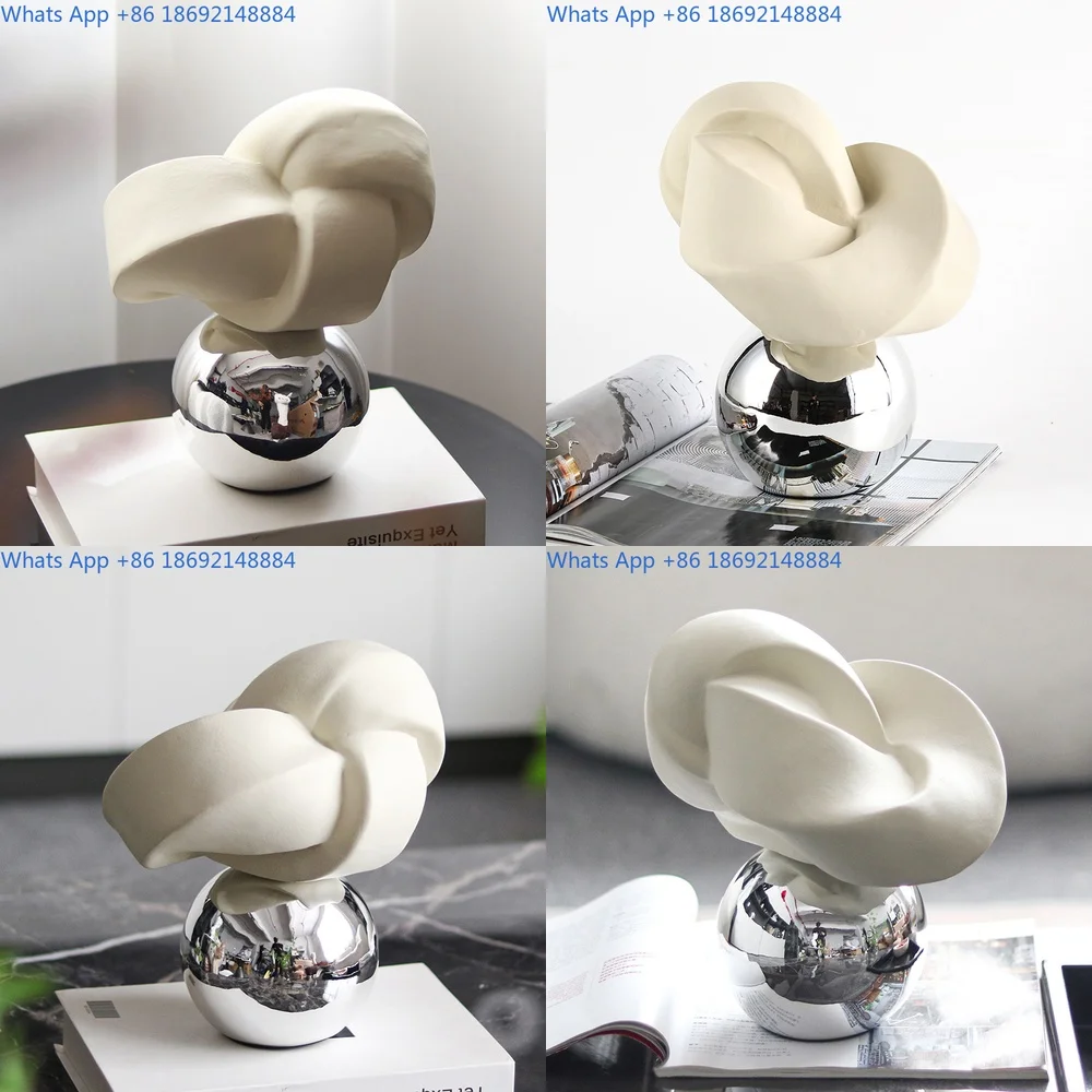 

Modern Creative Abstract Twisted Sculpture for Living Room Bedroom Hotel Decor