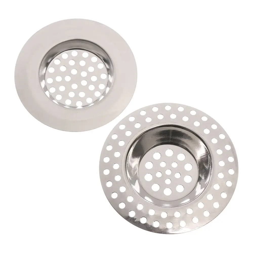 Sink Strainer Kitchen Sink Grid Filter Stainless Steel Drain Hole Filter Mesh Protection Against Clogging Bathroom Accessories