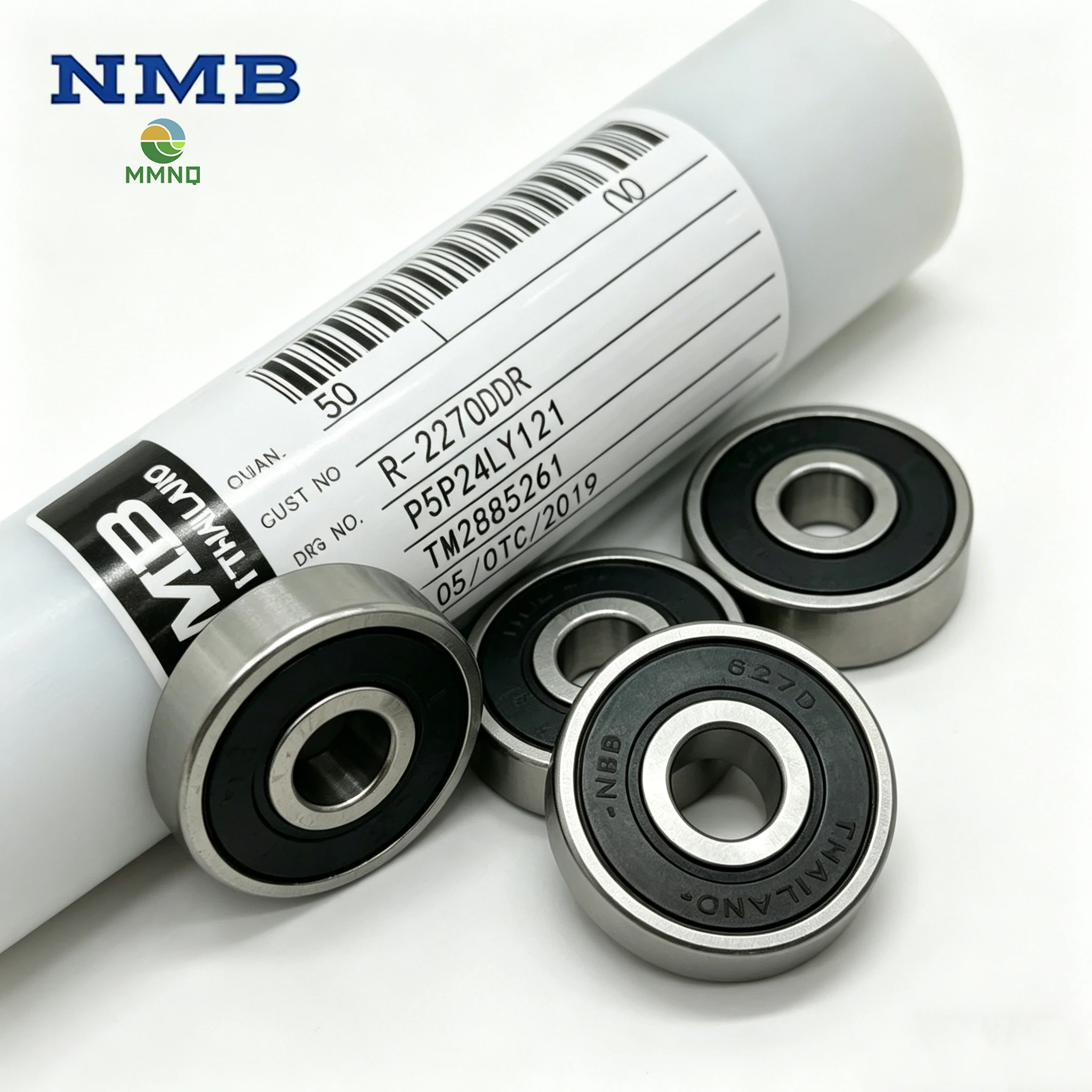 

50/100PCS High Speed Sealed Mini Bearing R-2270DD NMB 627DD 7227mm Multipurpose Mechanical Maintenance Parts