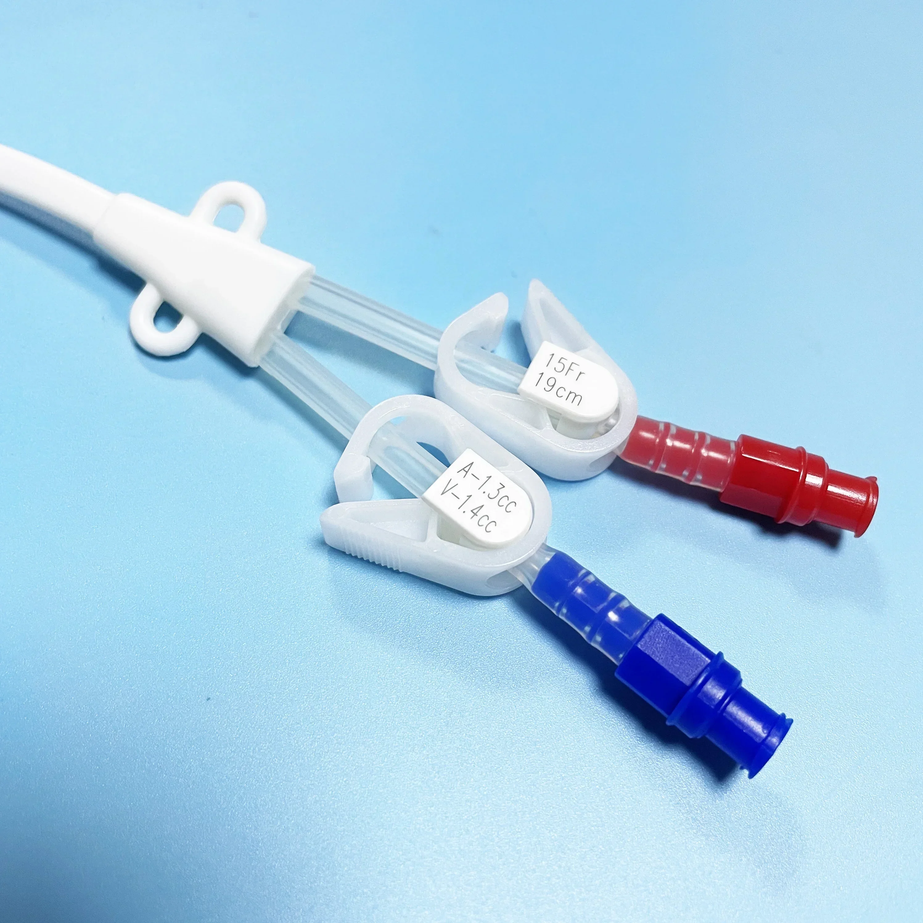 Medical Long Term Dialysis Catheter Kit Double Lumen Hemodialysis Catheter