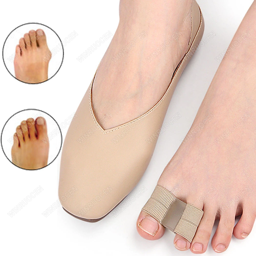 1/2 PCS Silicone Toe Separator Bunion Hallux Valgus Corrector Thumb Straightener Foot Care Tool WINRUOCEN