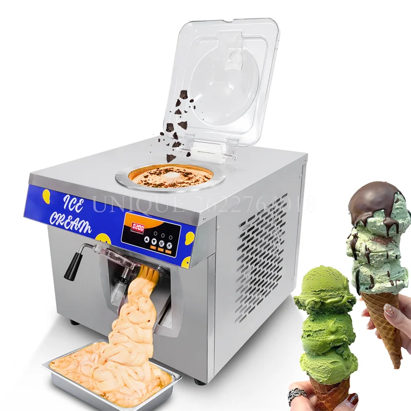 

Commercial 6L Desktop Hard Ice Cream Machine Night Keep Fresh Free Wash Gelato Icecream Making Machine for Party Equipment