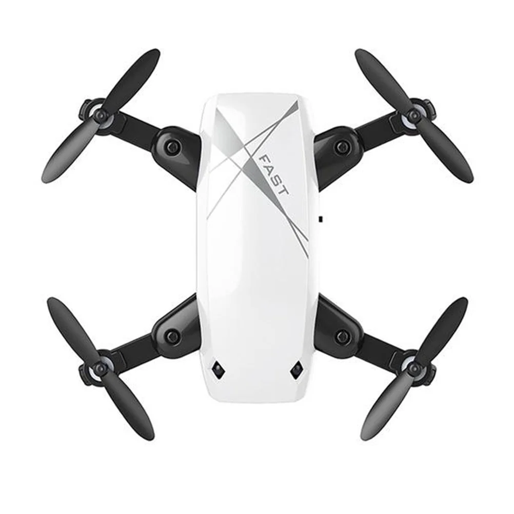طائرة بدون طيار صغيرة قابلة للطي Rc 2.4 جيجا هرتز 6- جيروسكوبية واي فاي كاميرا عودة ثلاثية الأبعاد قابلة للطي كوادكوبتر بيضاء