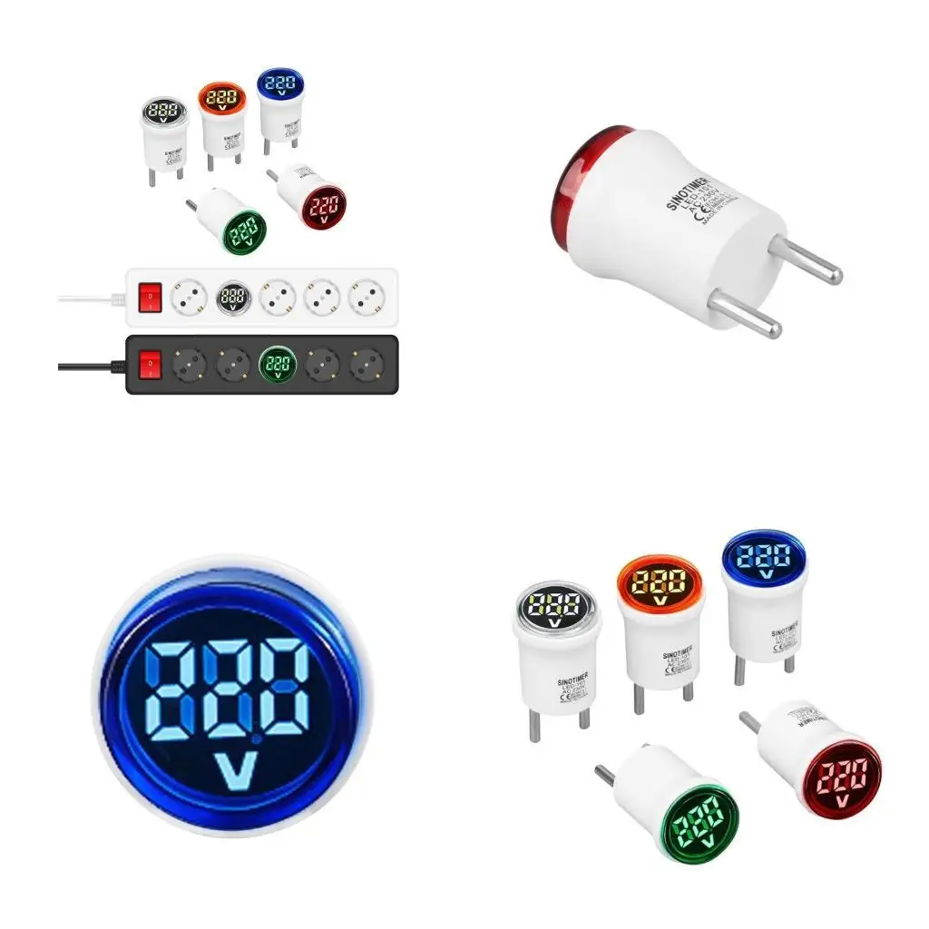 

Y1UD AC230V voltages Monitoring Digital Display Meter Simple to Use for Household Use