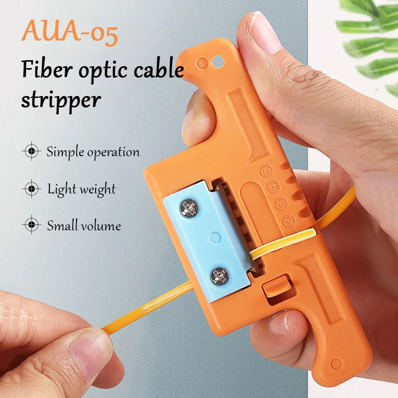 FTTH Optical Fiber Stripper 1.9-3.0mm Access Tool Loose Buffer Tube Stripper AUA-05 Longitudinal Cable Stripping