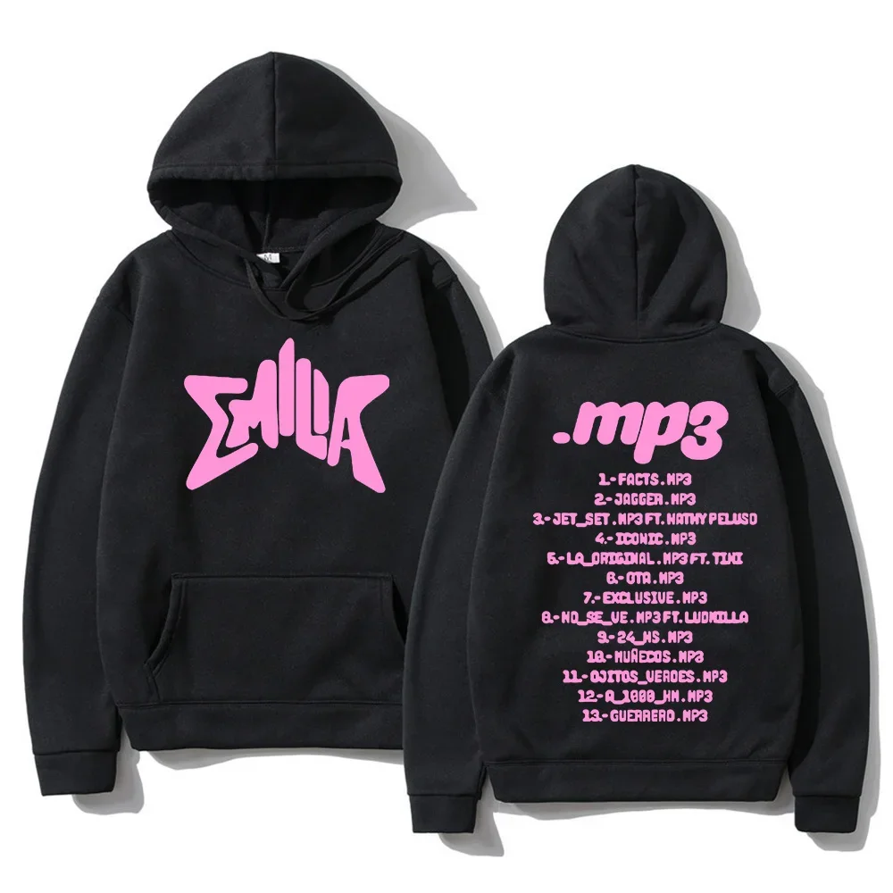 Album MP3 Emilia Mernes Hoodie Fashion Men/women Hoodies Harajuku Aesthetic Unisex Winter Fleece Pullover Sweatshirt Vintage