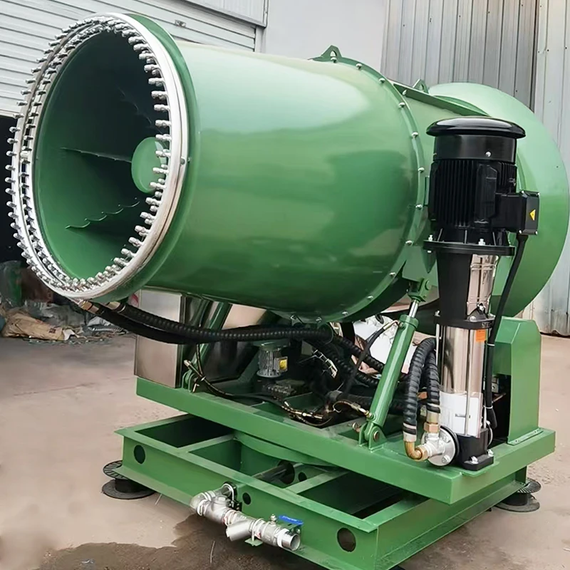 Heavy Duty Reinforced Frame 30 Meter 60 Meter 80 Meters Fog Misting System Fog Cannon Machine
