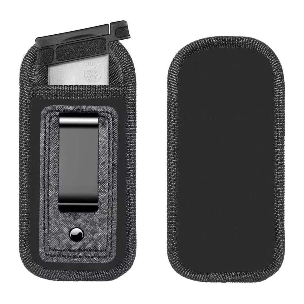 隠しマガジンポーチホルスターマグホルダーベルトクリップ 9 ミリメートル .40 ミリメートルピストルグロック 19 21 22 23 ルガー SR40 フルサイズ XD ベレッタ用