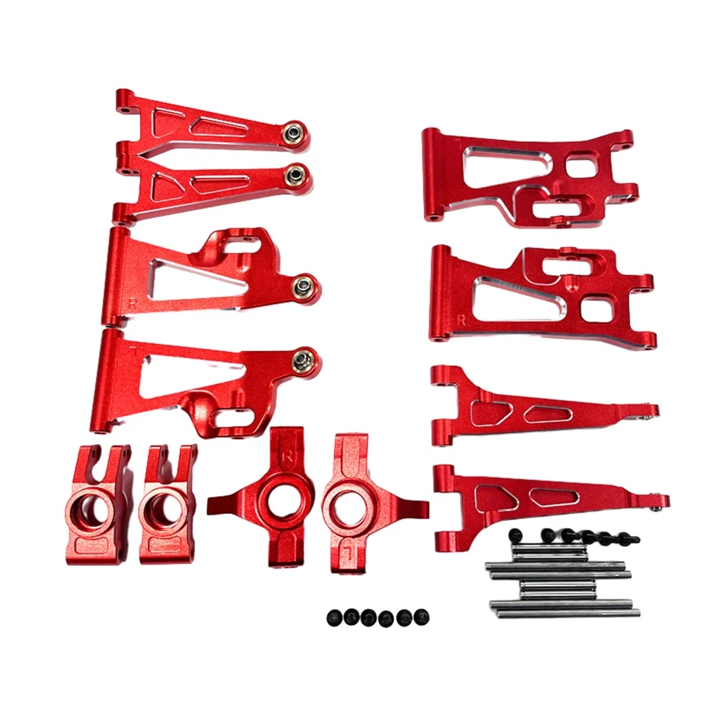

For 1/14 MJX Hyper RC 14210 14209 Car Alloy Metal Arm Steering Block Set Precision-Machined Metal Arm Set