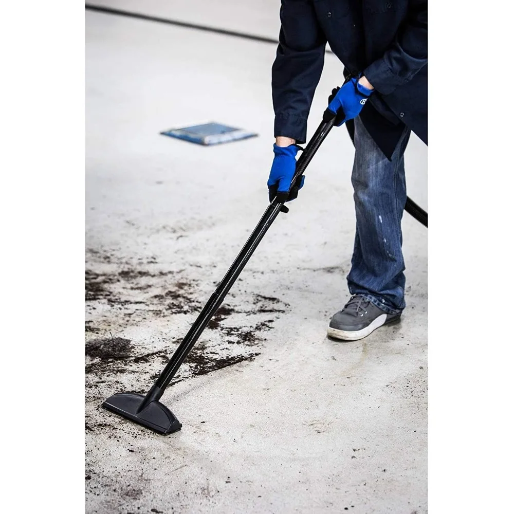 مكنسة ستانلي سعة 4 جالون رطبة/جافة، مكنسة كهربائية 4 بيك HP من الفولاذ المقاوم للصدأ 3 في 1 ومنفاخ مع شفط قوي للجلوس في العمل