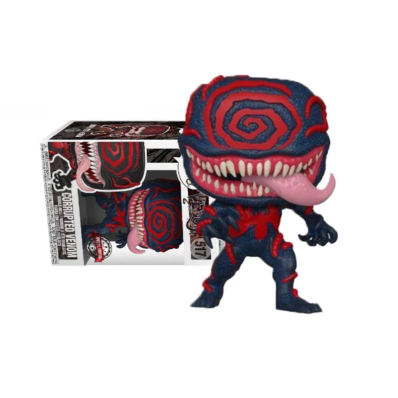 NEW Funko pop Venom #749 CARNAGE #889 #371 #678 CORRUPTED VENOM #888 #517 Action Figure Collection Model Gifts for kids Gift