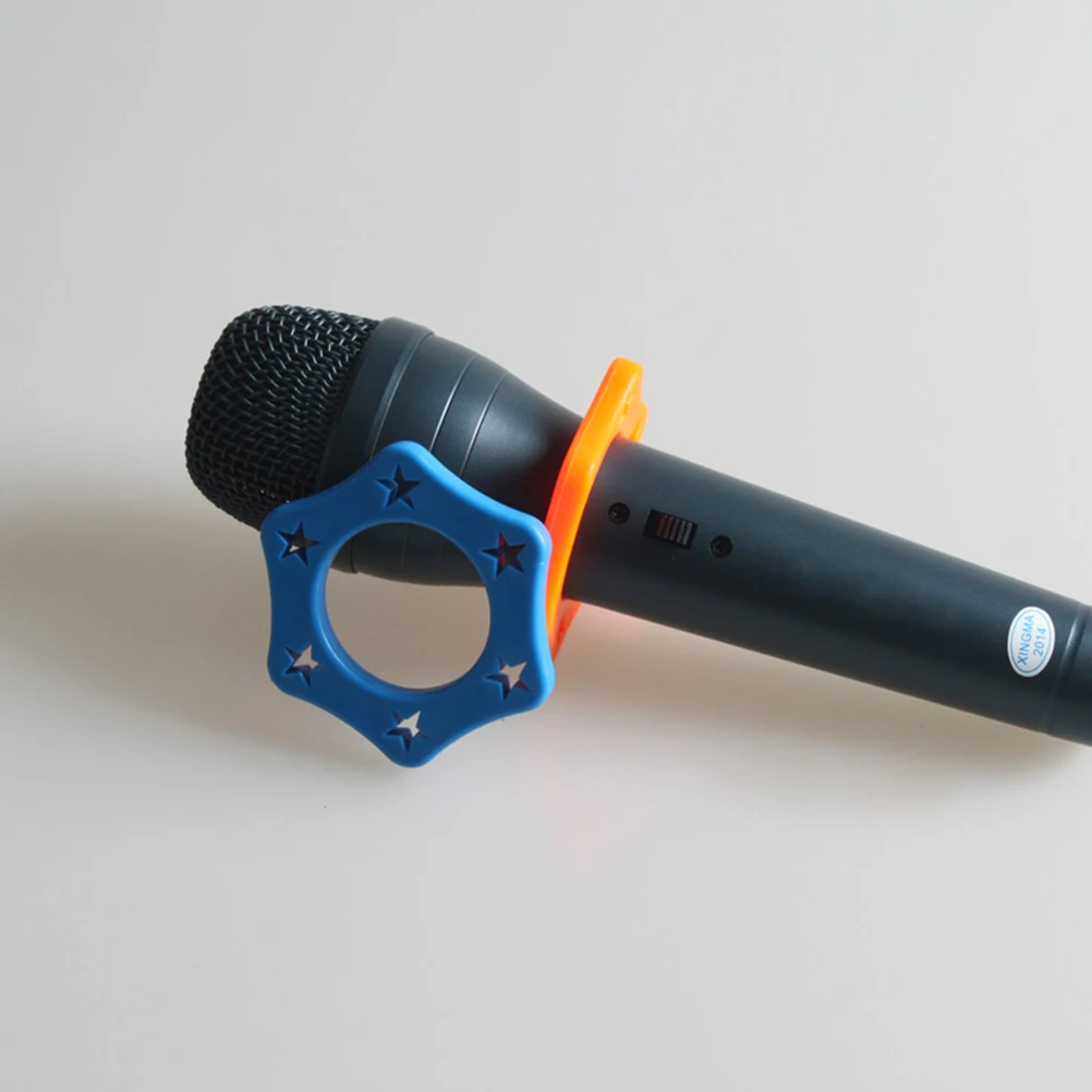 

5Pcs Wireless Handheld Microphone Anti Rings Rubber Anti-Slip Protection Cover Rings Shock Absorbing Roll Prevent Accessories