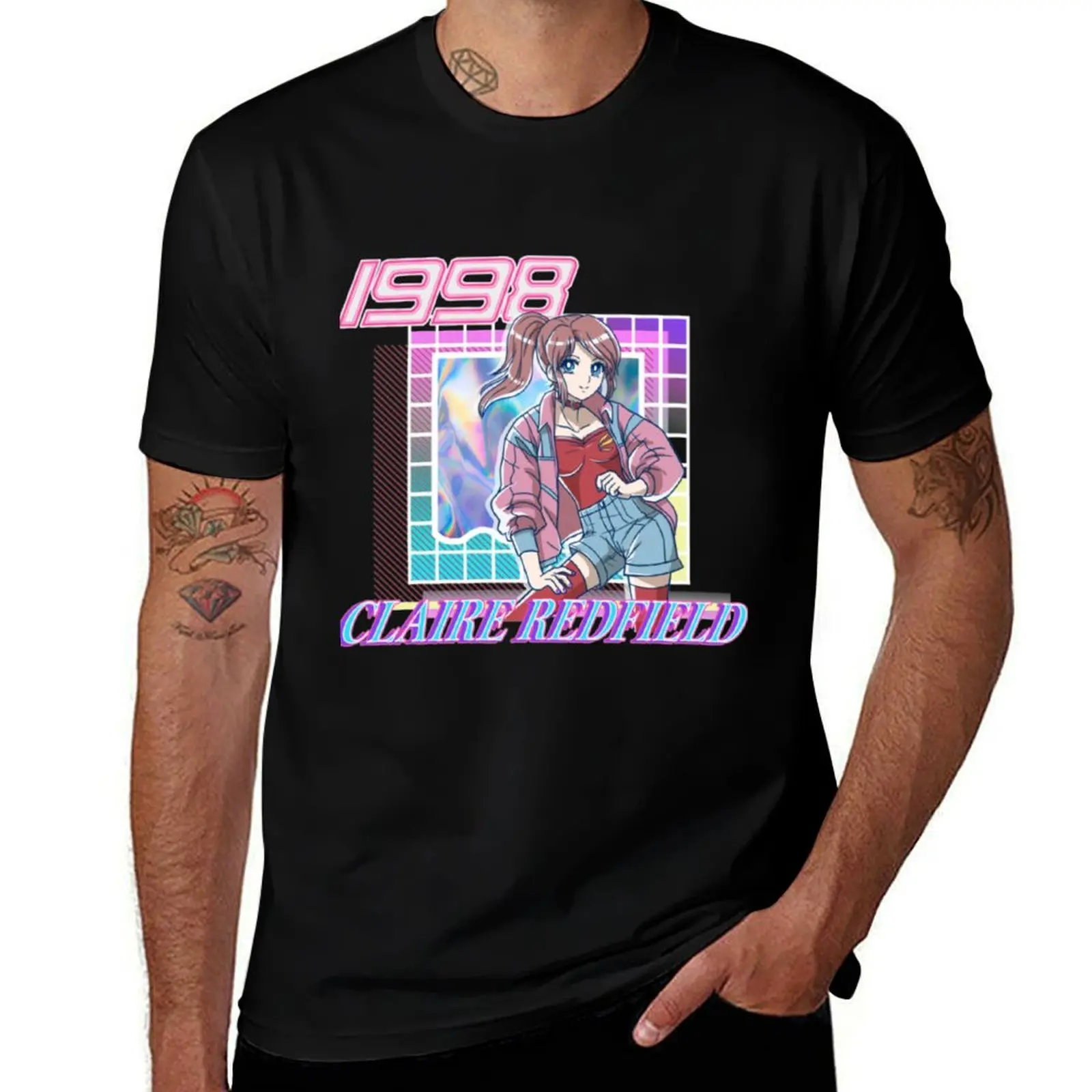 

Vaporwave Claire Redfield T-Shirt affliction shirts sublime graphics big and tall t shirts for men