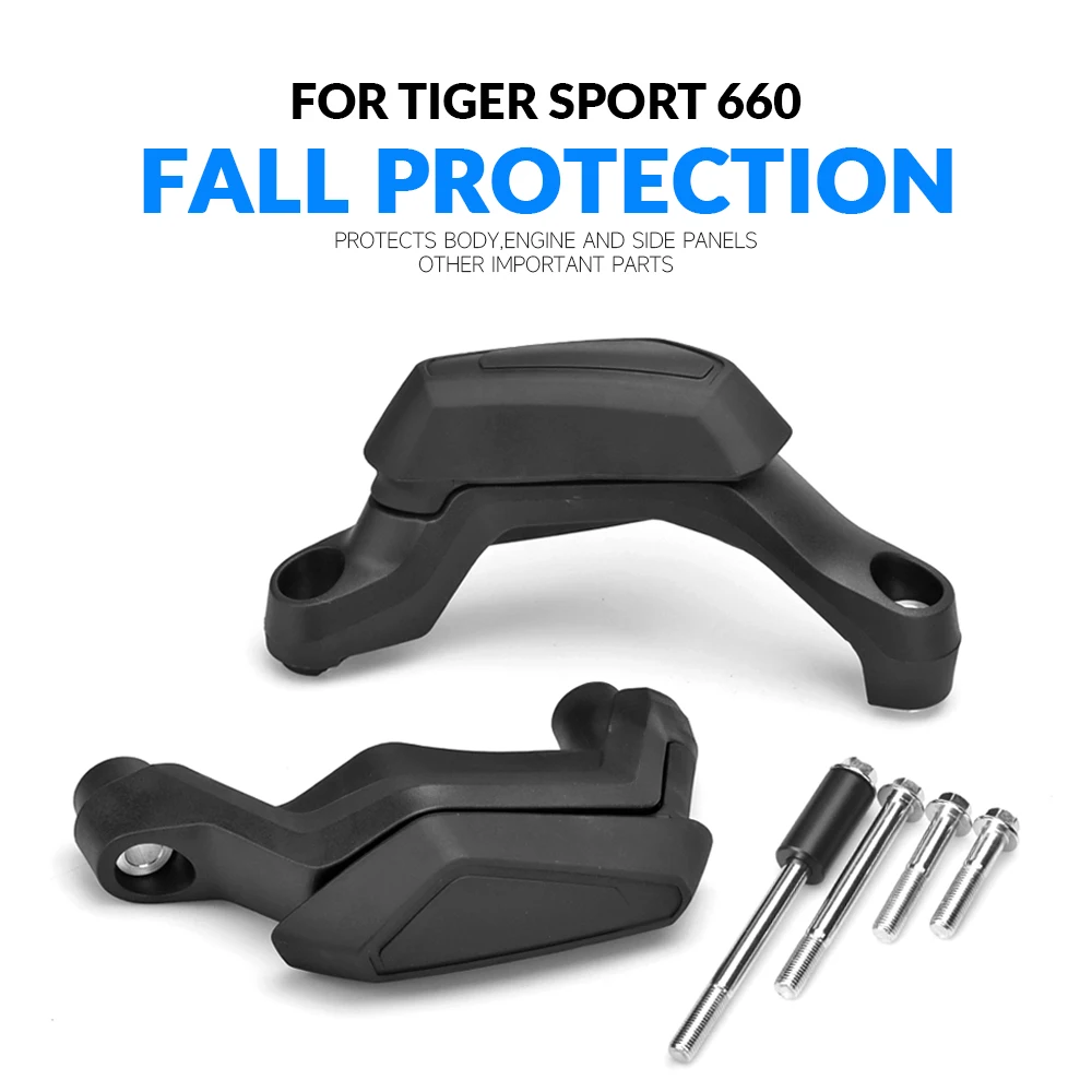

2022 For Tiger Sport 660 Sport66 Motorcycle Engine Guard Anti Crash Frame Slider Fall Protection Falling Crash Protector Cover