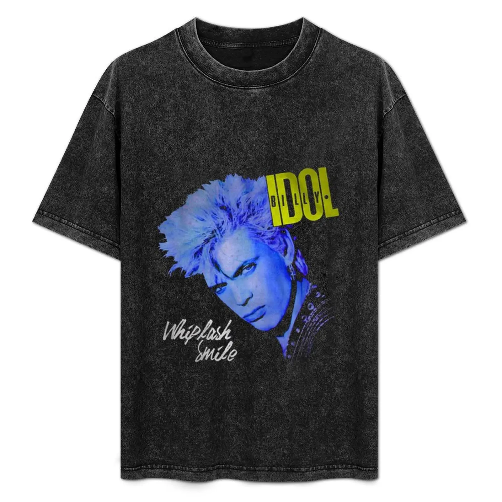 The Blue Man Handsome Idol Bílly whiplash smile T-Shirt Urban Style Casual Short Sleeve Top