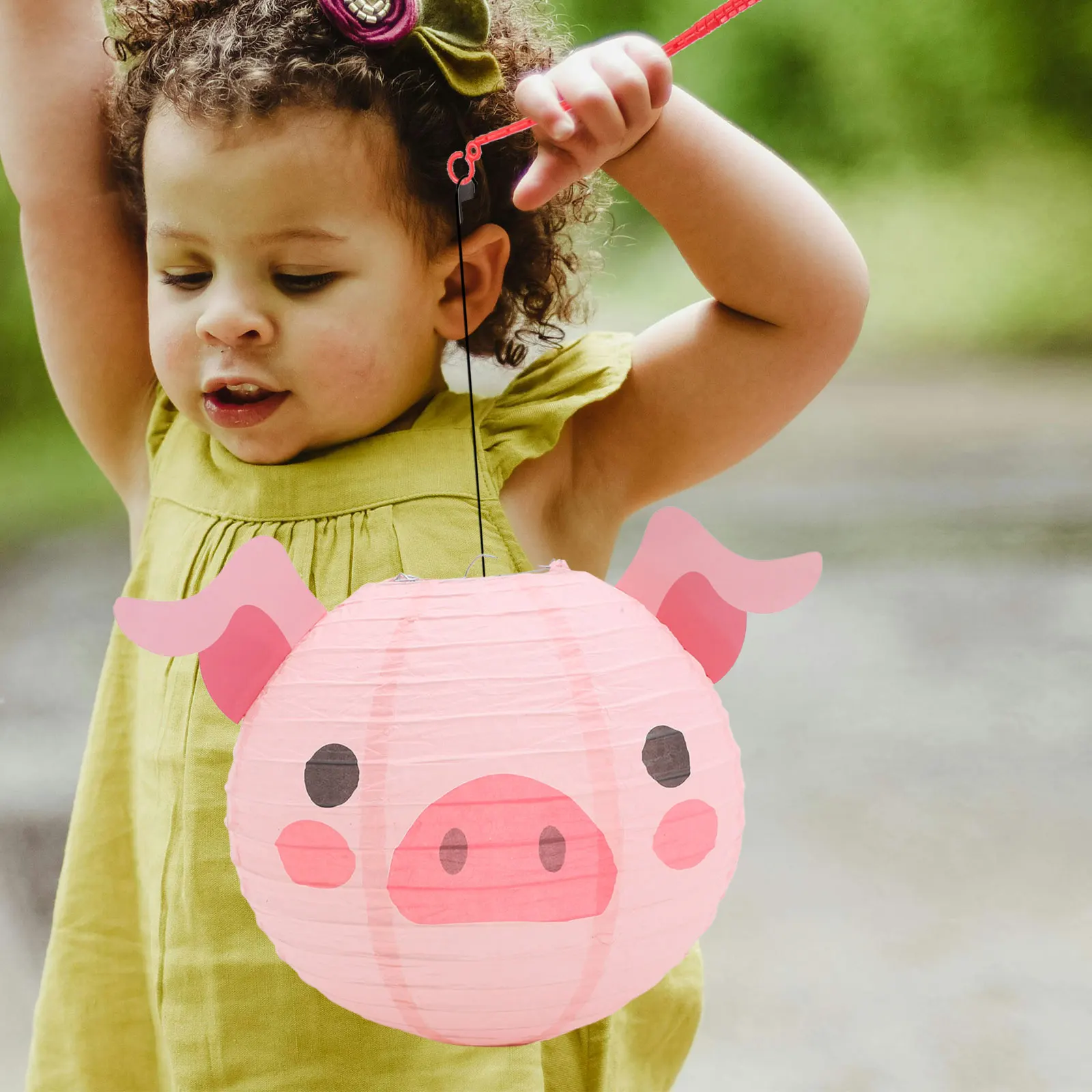 

Животный фонарь, подвесной декоративный мультяшный бумажный фонарь, стиль, милые бумажные вечерние светодиодные украшения на день рождения