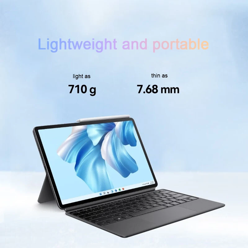 HUAWEI MateBook E Go شاشة 12.35 بوصة واي فاي/LTE 8 جيجابايت/16 جيجابايت 256/512 جيجابايت/1T سنابدراجون 8cx شاشة لمس 120 هرتز كمبيوتر محمول لوحي 2-in 1 مع لوحة مفاتيح