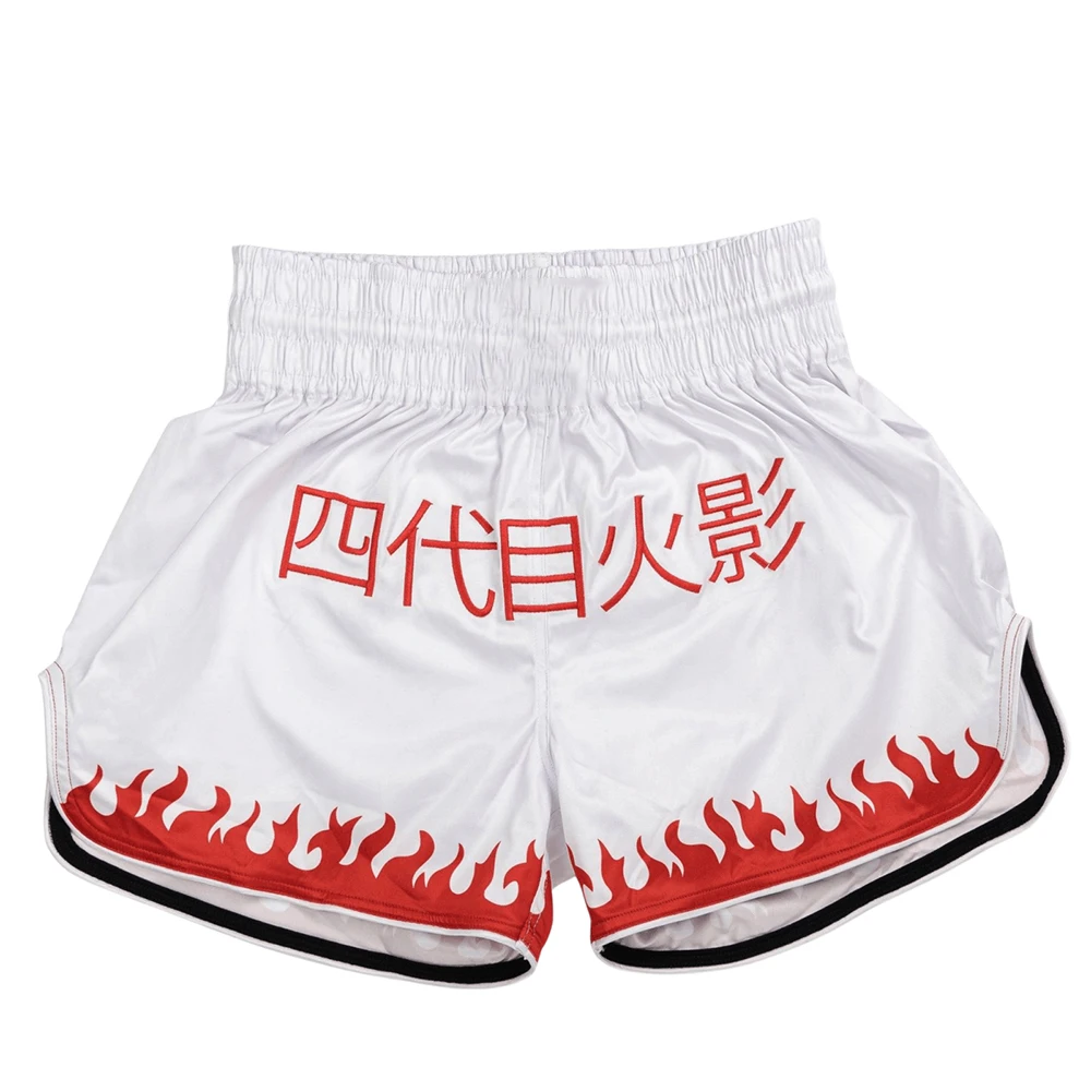 Summer New 4th Hokage Muay Thai Shorts Men Oversized Breathable Quick-Dry MMA Sports Shorts Octagonal Cage Fighting Night Shorts