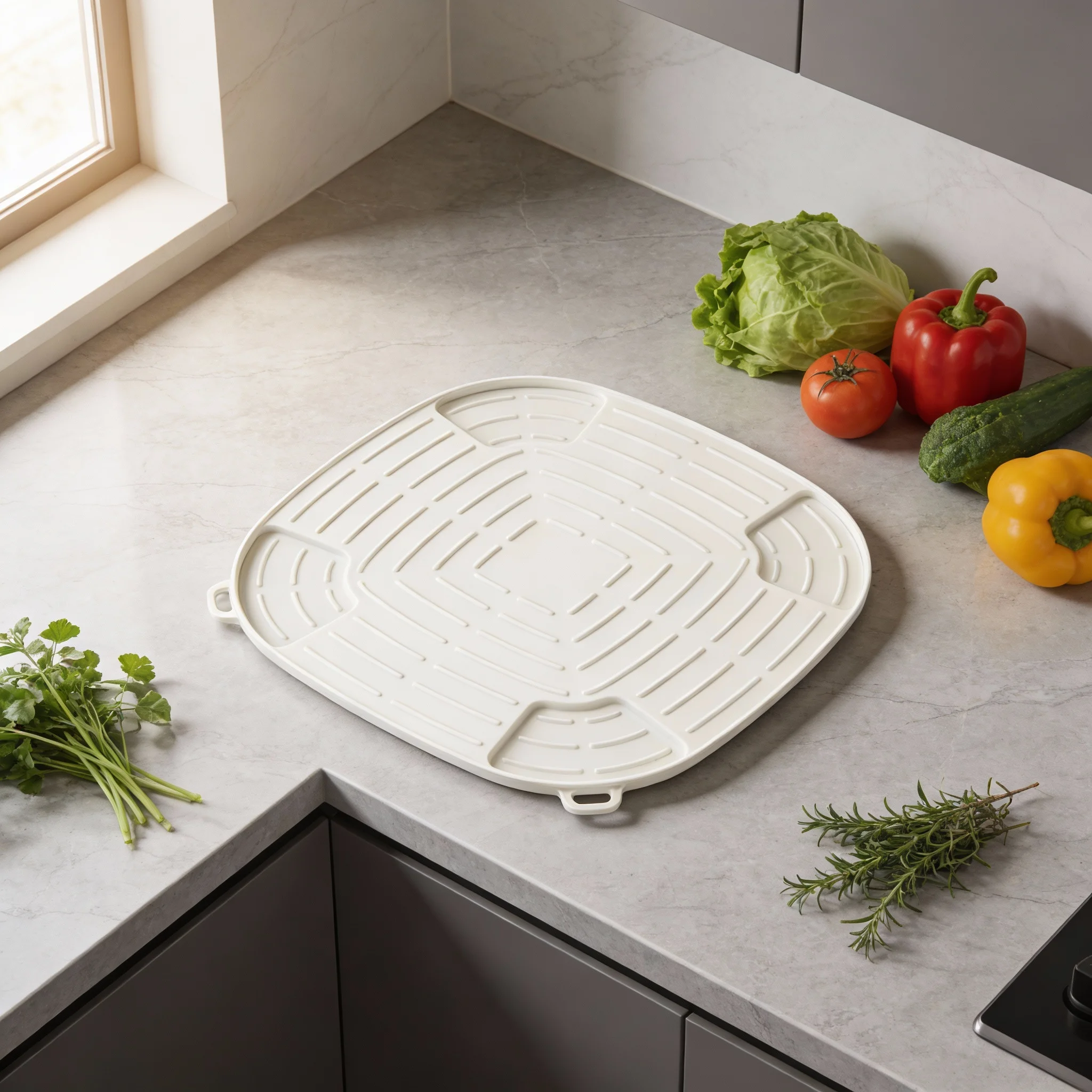 1PCS Silicone Lid Gasket Air Fryer For FN101GY Lid/Pot Fit Steam Vent Nonstick Reusable Kitchen Accessory Pot Lid-Universal Pad