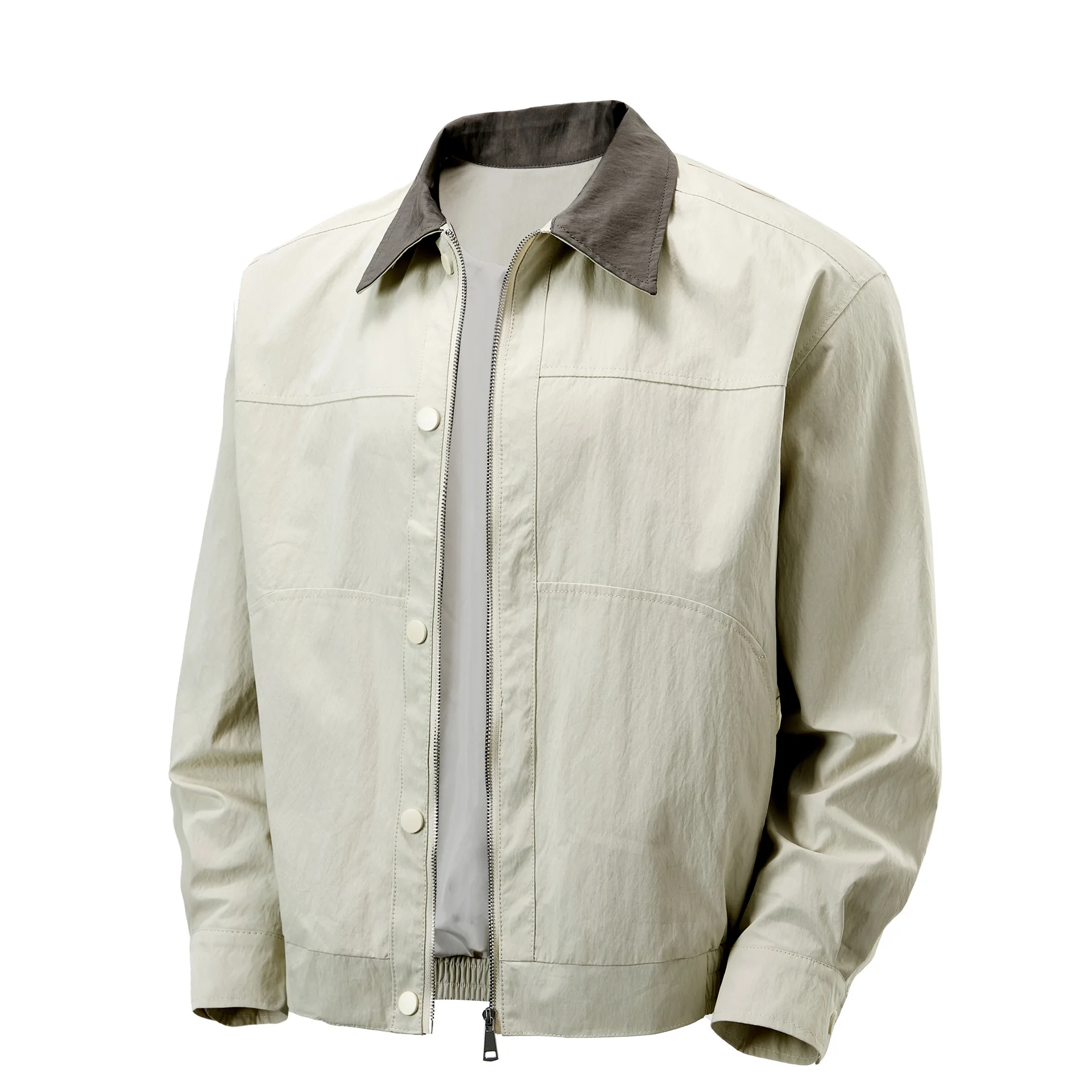 2026 Autumn New Arrival American Retro Barn-Style Hunting Jacket for Men Unisex Loose-Fit Color-Blocking Workwear Outerwear