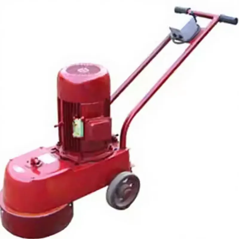 Motorized Multi-Disc Wire Brush Ship Deck Rust Remover Machine Red for Efficient Marine Rust & Old Paint