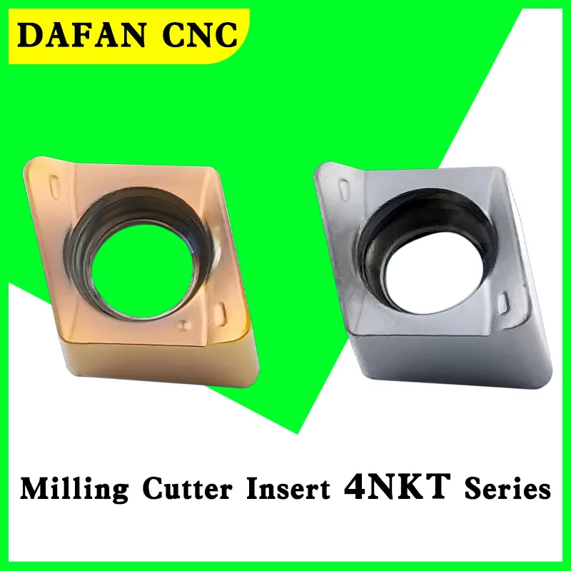 

4NKT040204-M Высокоэффективная двухсторонняя фрезерная вставка с ЧПУ для стали и нержавеющей стали, прецизионный режущий инструмент