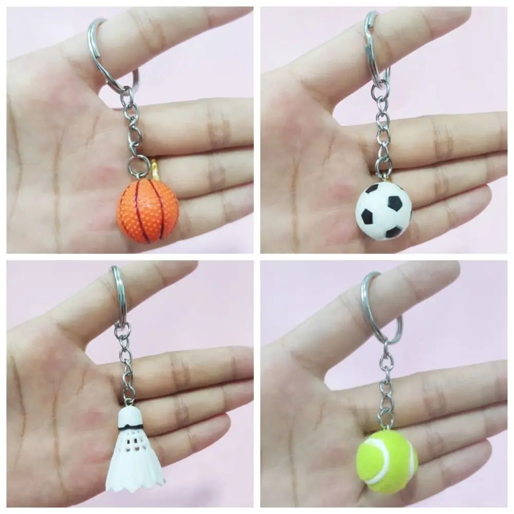 سلسلة مفاتيح كرة سلة بلاستيكية عالية الجودة، إكسسوارات هدايا إبداعية مقاومة للاهتراء، زينة رياضية محمولة جميلة