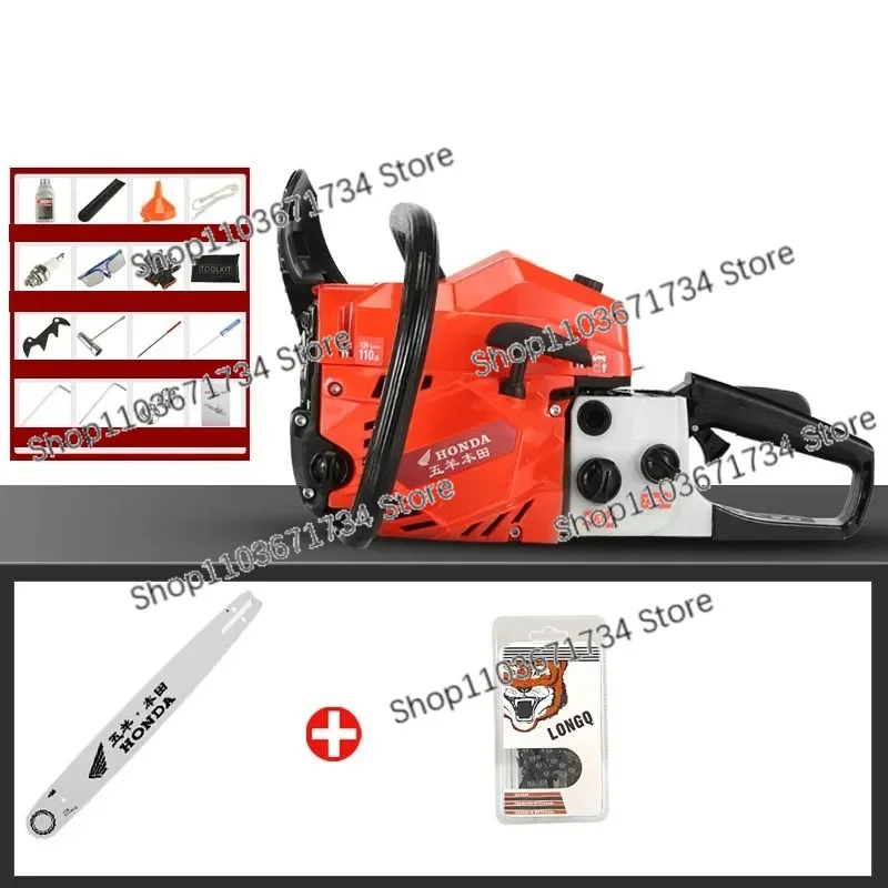 

Woodworking Tools 23800rpm 98CC Handle Chainsaw 4-stroke Air Cooled Gasoline Chain Saw Machine Cutting Wood