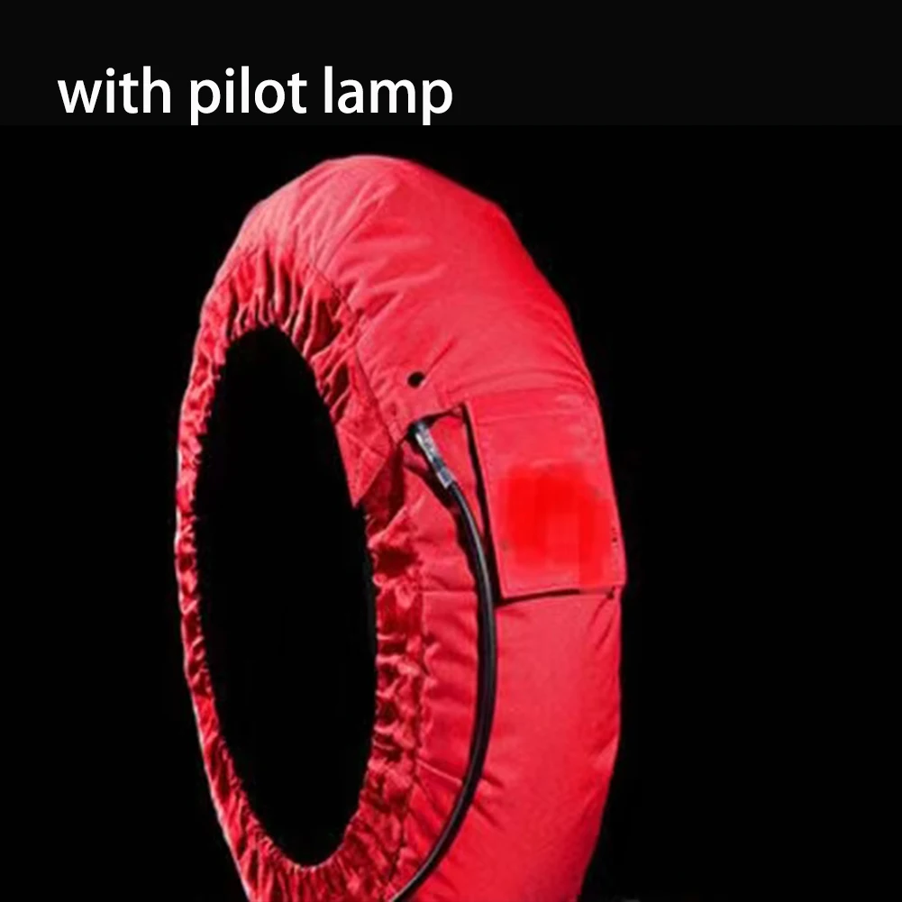 Custom 10/12/17 inch Racing Motorcycle Tire Warmer Tyre Heater with Pilot Lamp