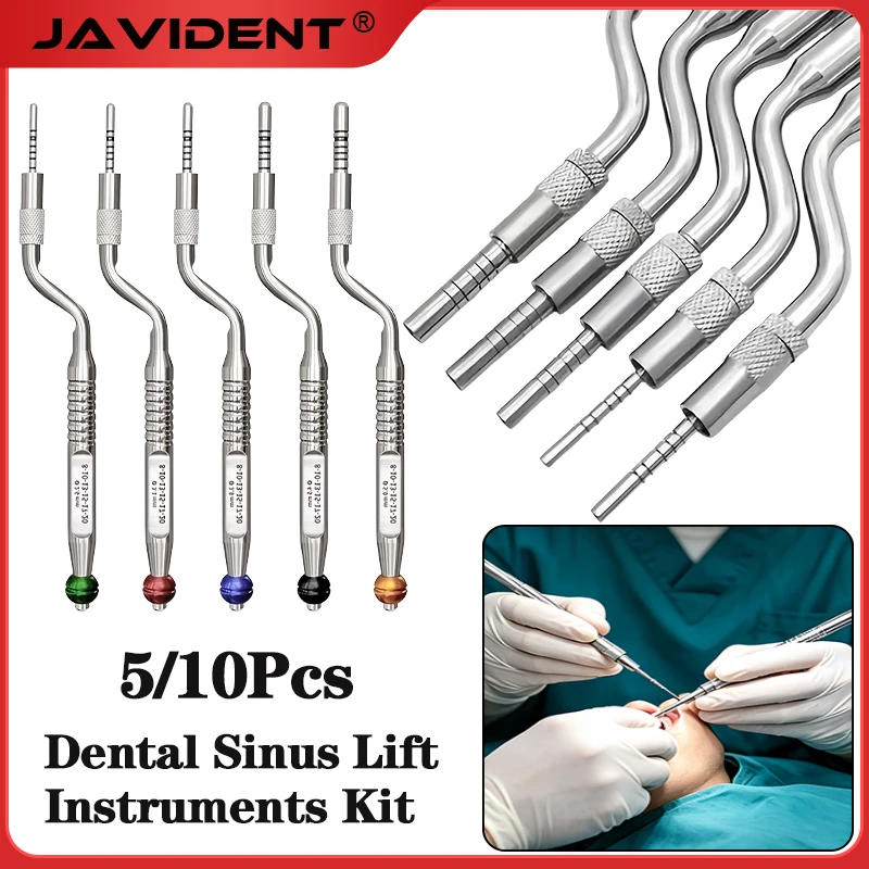 Dentistry Maxillary Sinus Elevator Tool Dental Implant Osteotome Instrument Concave Tips Sinus Lifting Device Bone Extruder