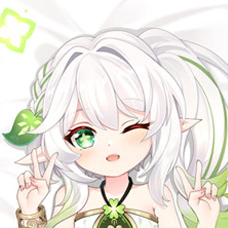 

Dakimakura Anime Pillow Case Nahida Double-sided Print Of Life-size Body Pillowcase Gifts