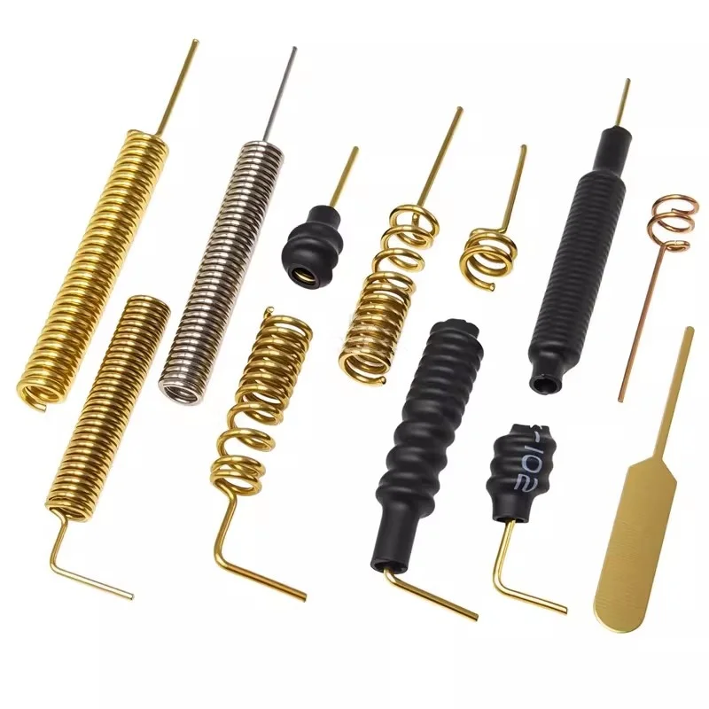 10PCS 315 470 433 MHz Built-in Spring Antenna High Gain Helical Coil 2G WiFi GSM 3G NB-IoT Bluetooth 4G 3DBI