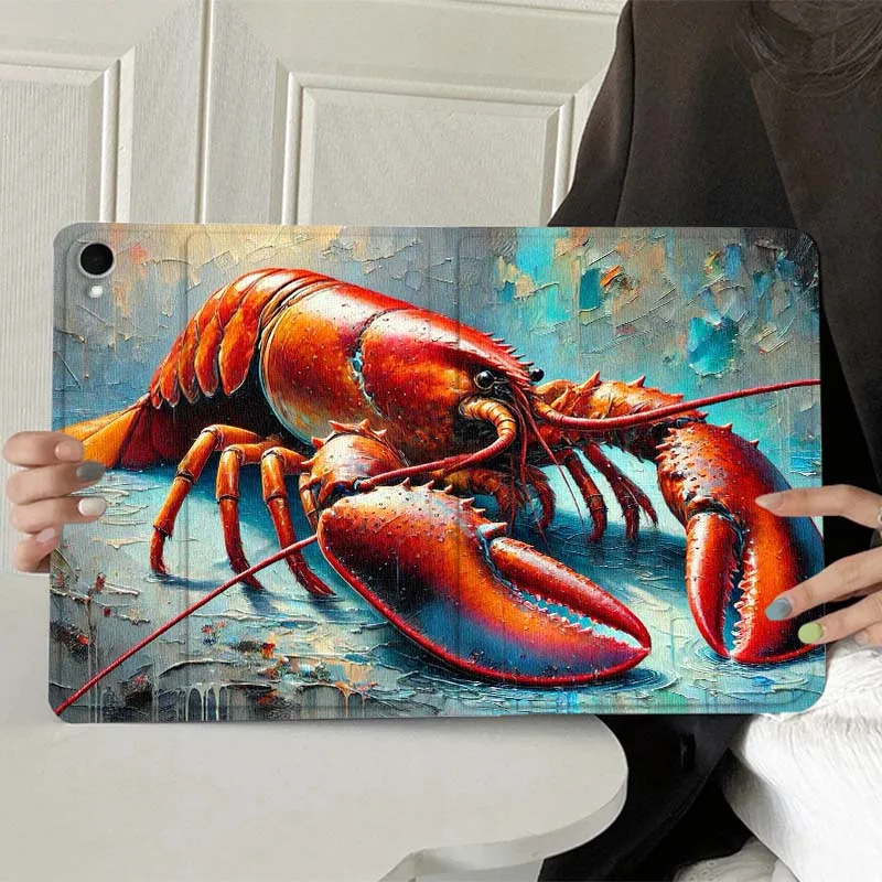 

Crabs Crayfish Art Cool For Samsung Galaxy Tab A7 A A8 A9 A11 S6 S11 10.1 10.4 10.5 Inch Lite PLus Soft Tablet Case Gift