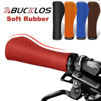 BUCKLOS Bicycle Handlebar Grip Ruber Bike Handle Bar Grips Shock Absorbing Lockable MTB Cuffs Cycling Accessories