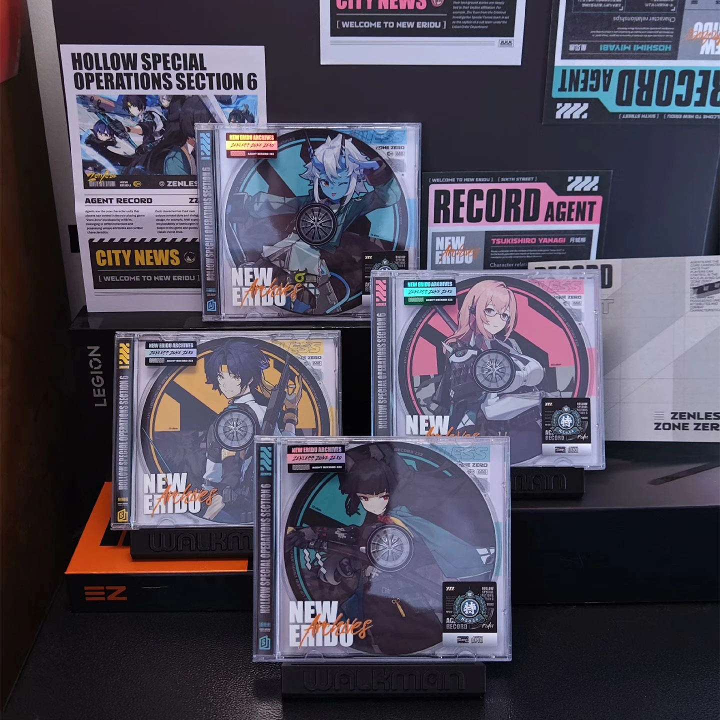 

Game Zenless Zone Zero HSOS 6 Hoshimi Miyabi Music CD Tsukishiro Yanagi OST Album Music Record Cosplay Walkman Soundtracks Box