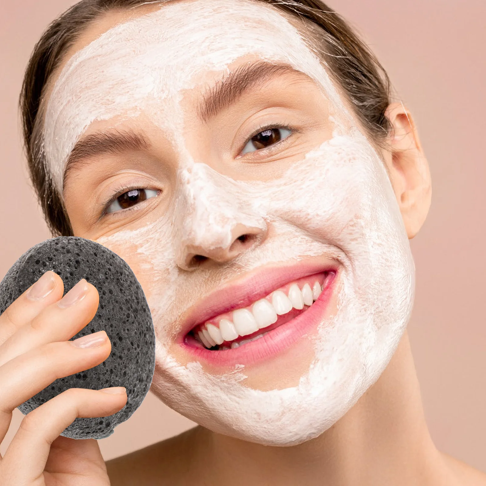 Gesichtsreinigungsschwamm, Peeling, Verunreinigungen, Öl entfernen, sanfter Wäscher, geeignet für die tägliche Reinigung, Make-up-Entfernung, perfektes Geschenk