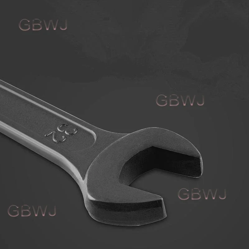 Carbon Steel Heavy Duty Single Open End Wrench Black Spanner 14mm 16mm 17mm 18mm 19mm 21mm 22mm 24mm 27mm 30mm 32mm 36mm 41mm