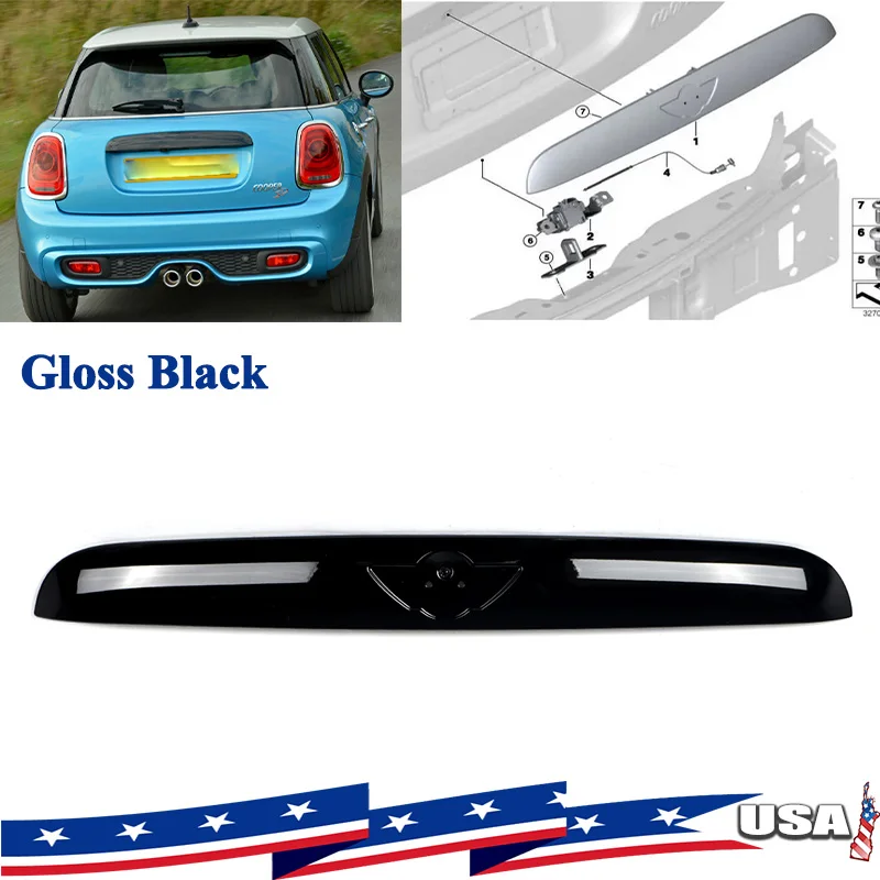 

For BMW Mini Cooper R55 R56 R57 2007 2008 2009-2015 Rear Hatch Trunk Hatch Handle Tailgate Trim Lid 51132753603 51132753602