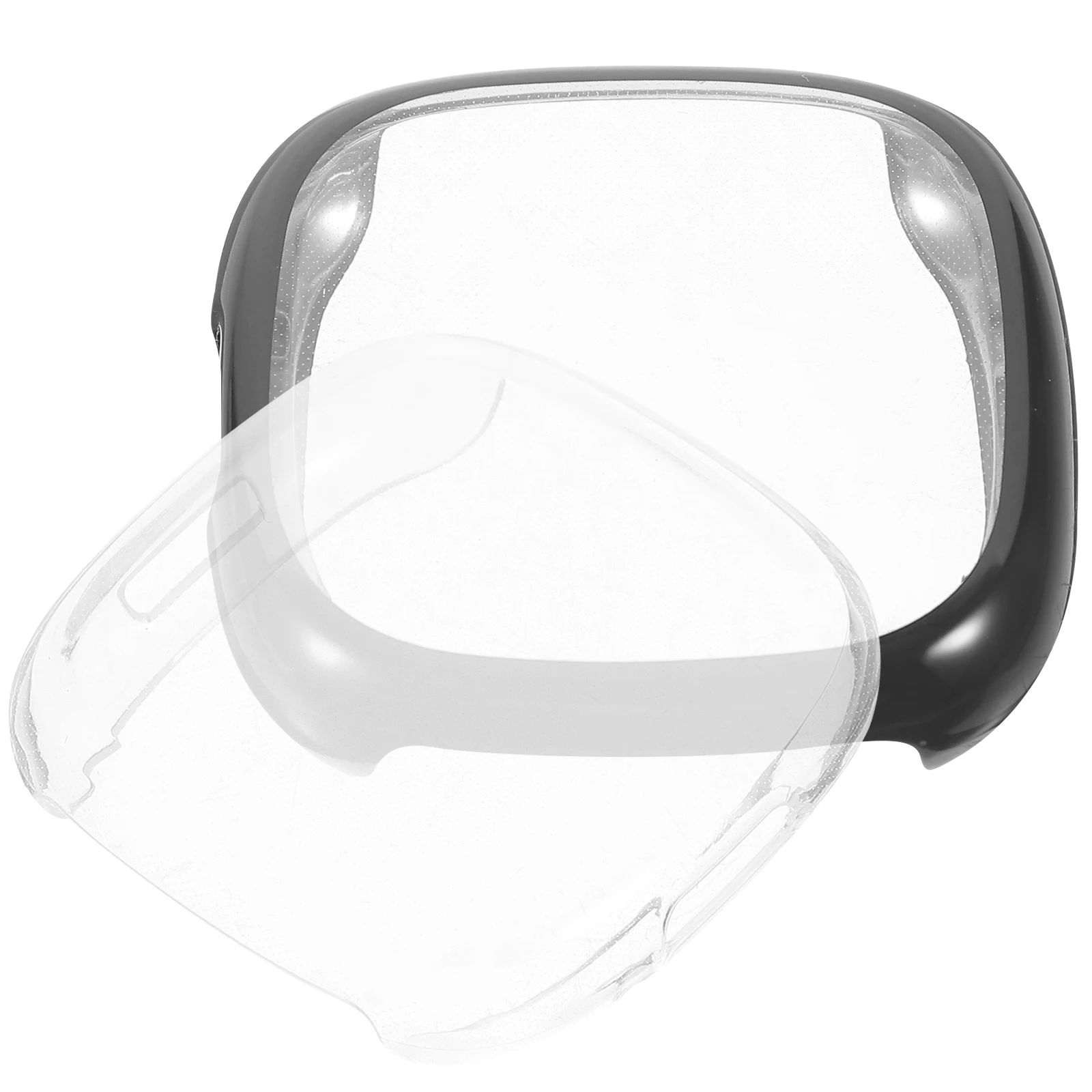 

2Pcs Tpu Watch Screen Protector Case for Versa4 Durable Practical Prevent Aging Wearing Watch Protective Case