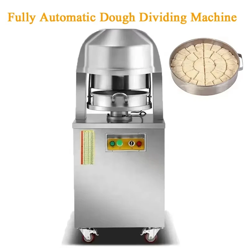 Commercial Bakery Equipment Full Automatic Pizza Dough Divider / Industrial Bread Dough Cutter
