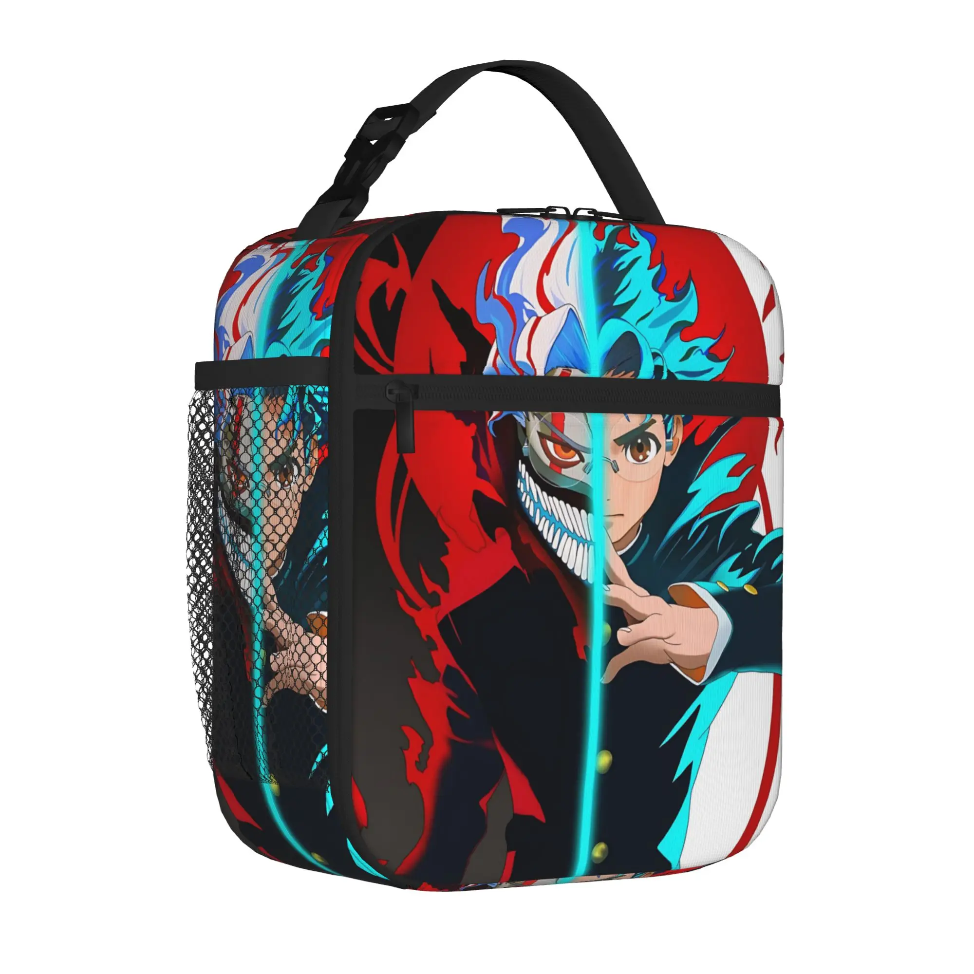 1 Piece Zipper Closure Both Storage Bag Pocket Dandadan  School Lunch Food Box Reusable For Lunch Food Bag