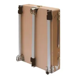 French Wooden Easel with Storage Box Drawing Painting Tripod Tool Sets Portable Folding French Easel Palette Board for Painters