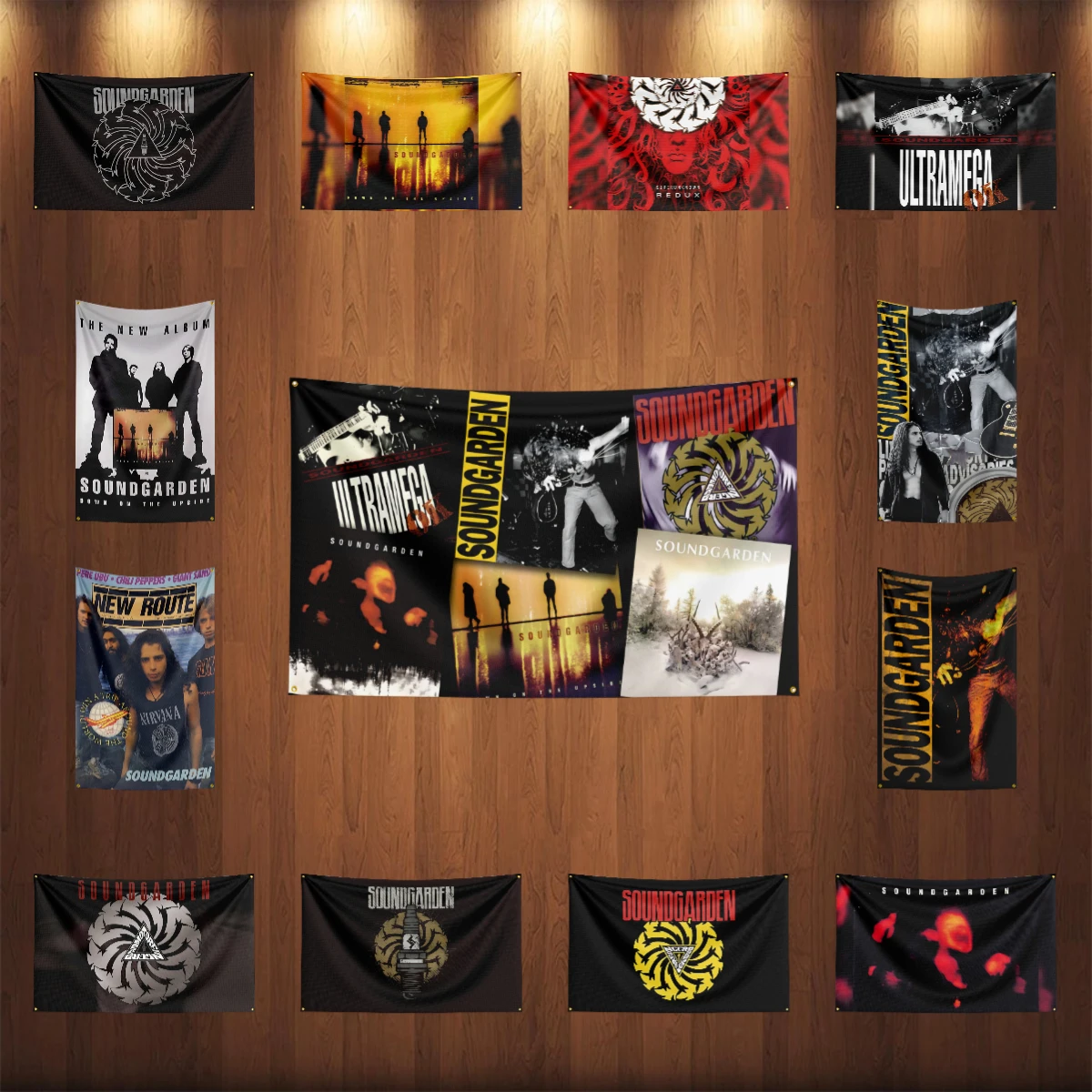 

3x5 Ft Heavy Rock Band S-Sound-gardens Flag Polyester Digital Printing Banner for Bedroom Wall Art Out Door Tapestry Decora