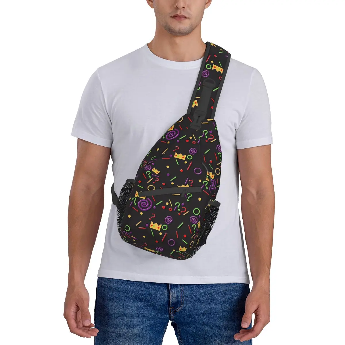 Crossbody Tas Sport Ranboo Patroon Borst Zak Unisex Vrouwen Man Mode Schouder Rugzakken Reizen