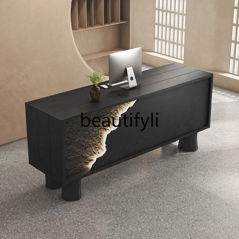 

Black checkout page Original collection Creative B & B front desk New product