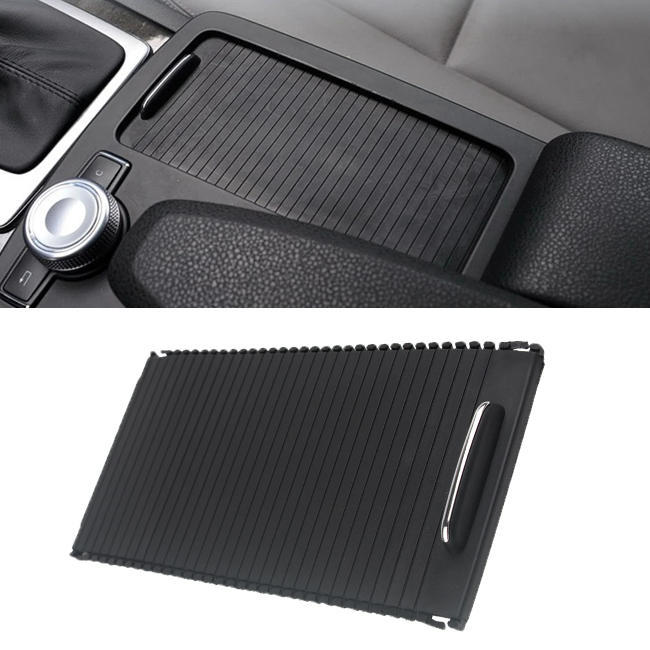 Автомобильная внутренняя центральная консоль, рулонная шторка, держатель для стакана для воды, держатель для хранения для Mercedes C-Calss W204 S204 E-Class W212 S212 204