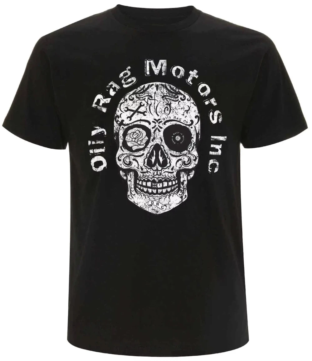 

Футболка Ton Up Skull Speedo Oily Rag Co с брендовым принтом ЛЕТНЯЯ Элитный бренд из чистого хлопка Мужская и женская футболка 2025 Модная простая футболка