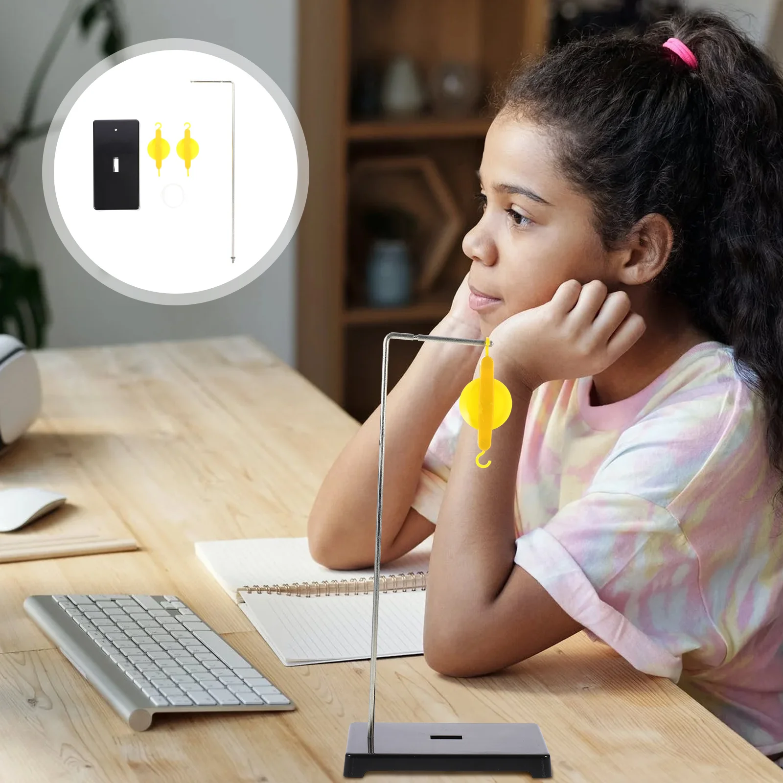 

1 Set Plastic Pulley Block Stand Physics Experiment Learning Mechanical Advantage Kids Science Lab Classroom Teaching Tools