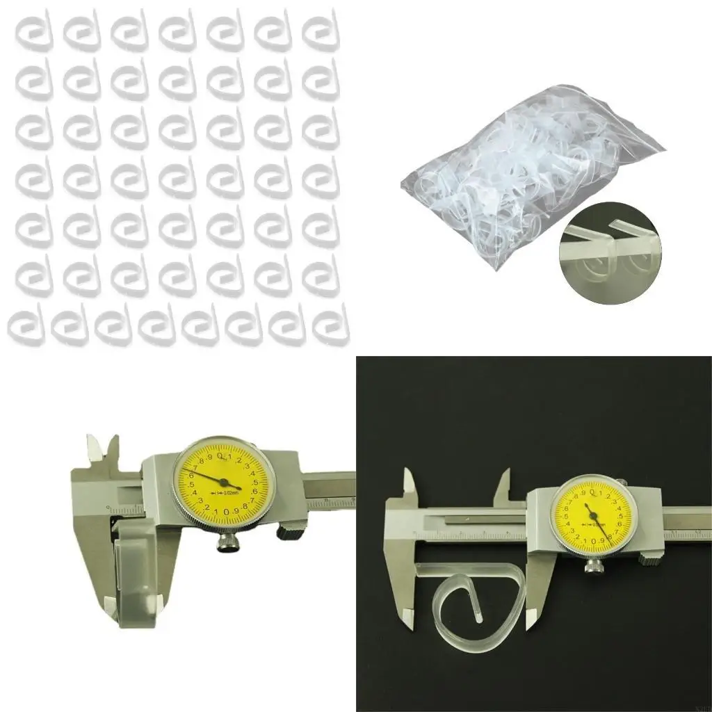 

Strong Skirt Fastener Unique Clear Tablecloth Clip Windproof Tablecloth Clip Reliable Skirt Clamps for Planners N2UD