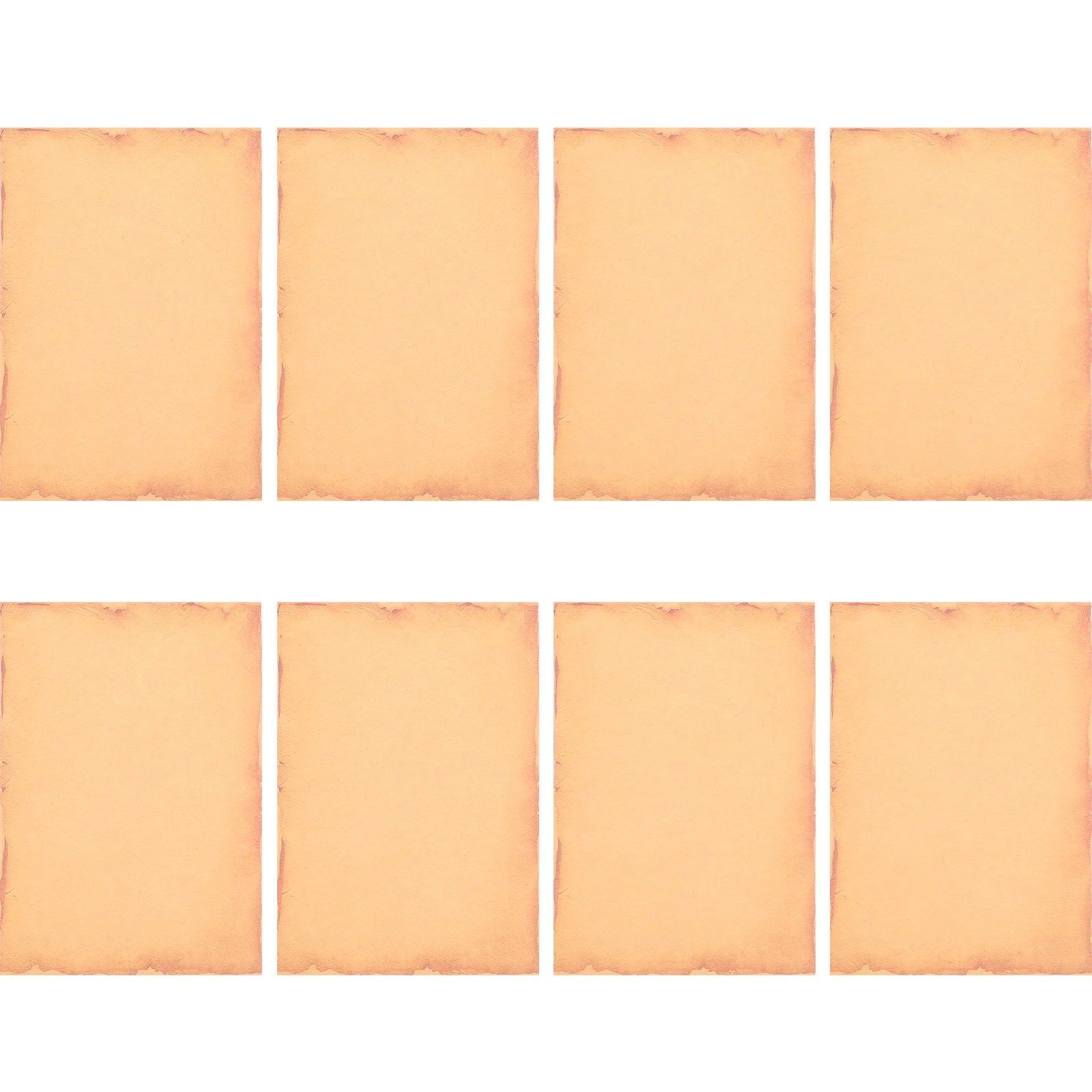 

8pcs 8 Retro Vintage A5 Size Decorative Printer Stationary Vintage Paper For Writing Paper for Letters Envelopes